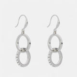 Fine | Silver Link & Bling Earring