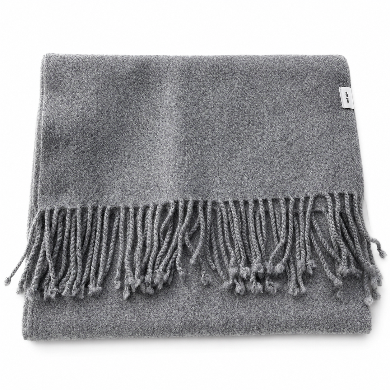 Ladies Winter | Grey Wool Scarf