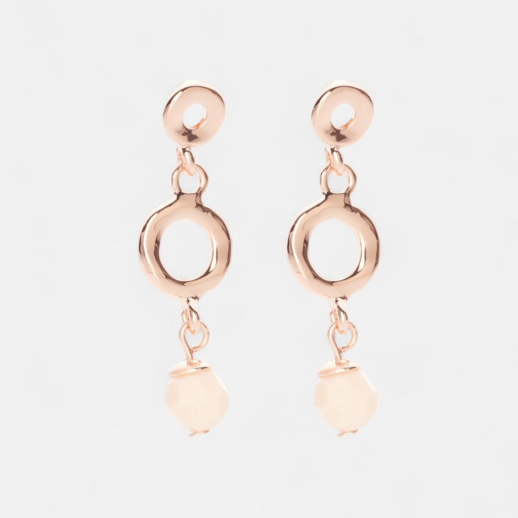 Fine | Rose Gold & Pink Earring