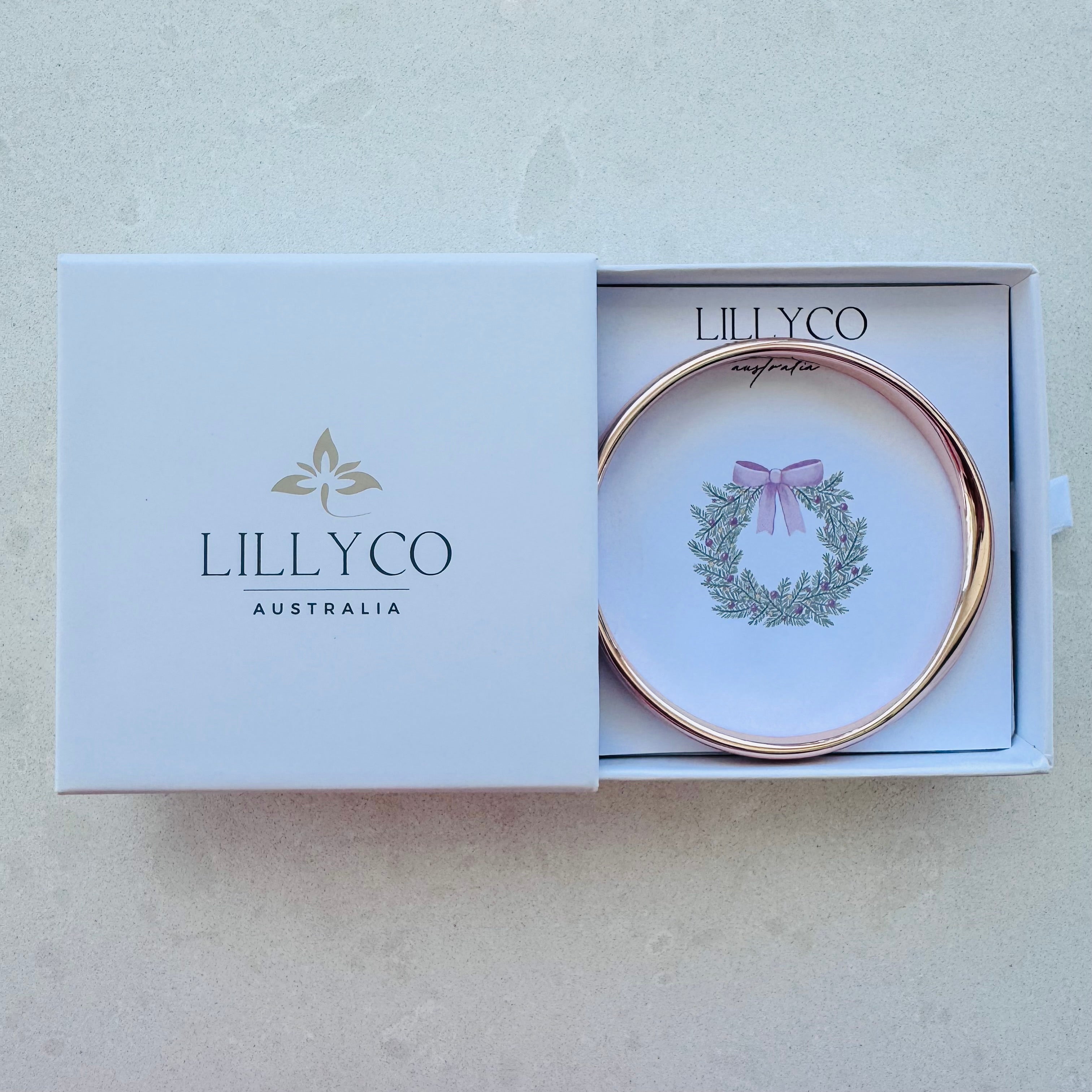 Christmas Wreath | Branded Insert | White Branded Gift Box