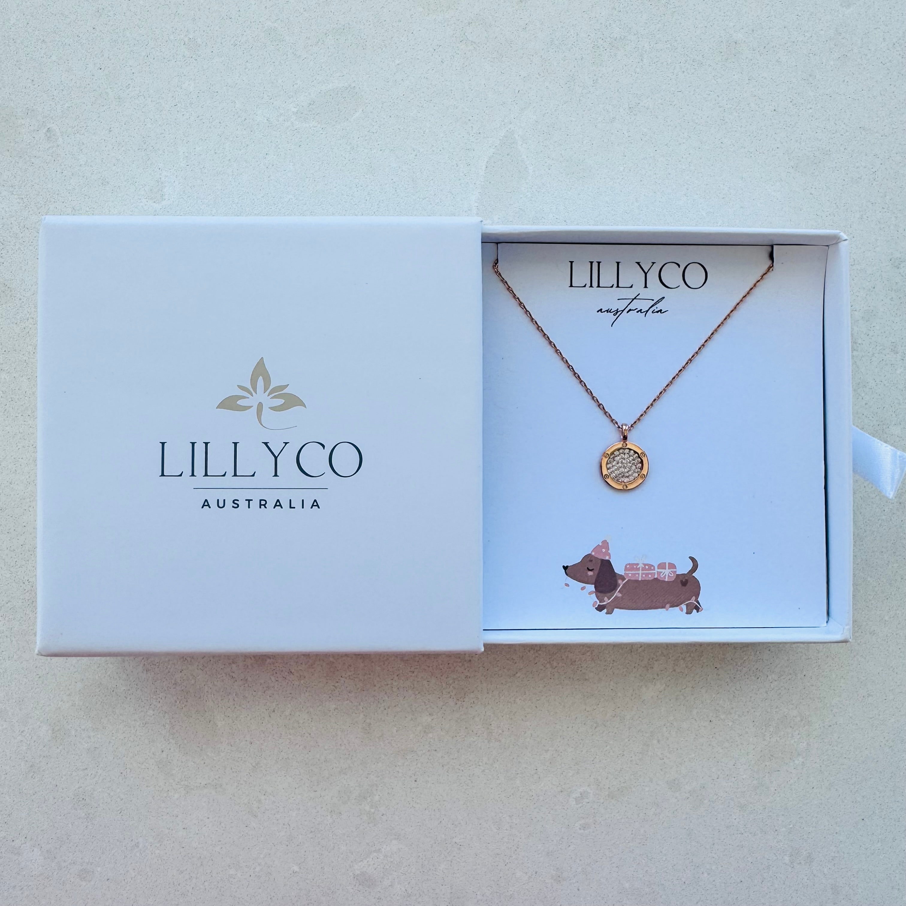 Christmas Sausage Dog| Branded Insert | White Branded Gift Box