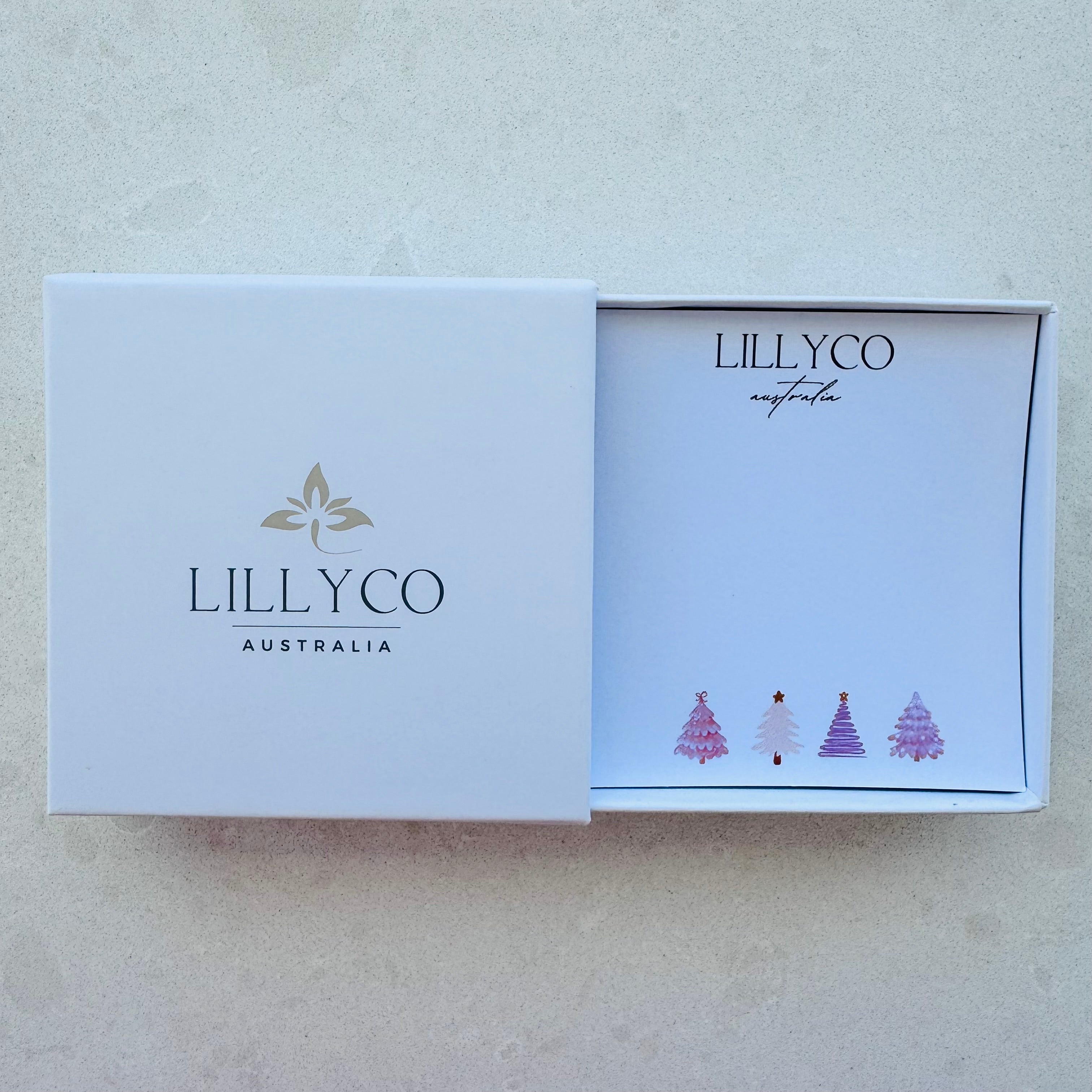 Christmas Trees | Branded Insert | White Branded Gift Box