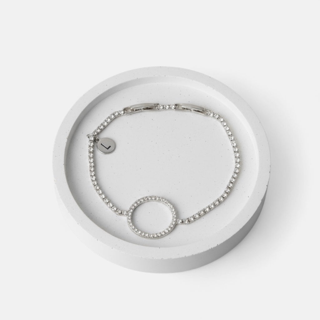 Fine | Silver Bling Ring Adjustable Bracelet