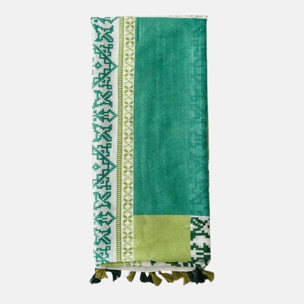 Ladies | Lime Green & Green Scarf