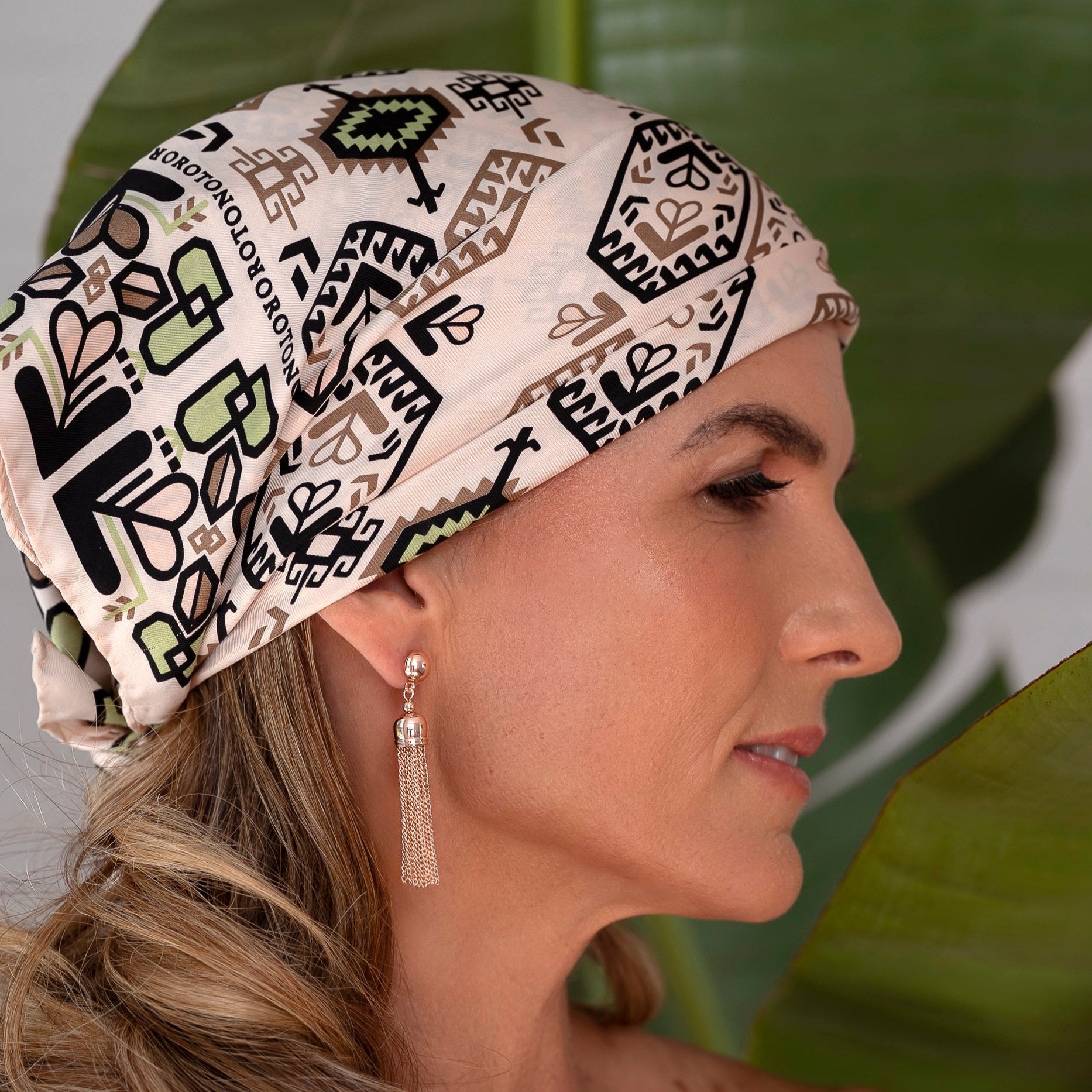 Fine | Rose Gold Tassel Earring