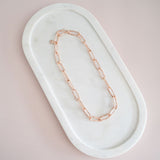 SHORT | Rose Gold Link Necklace