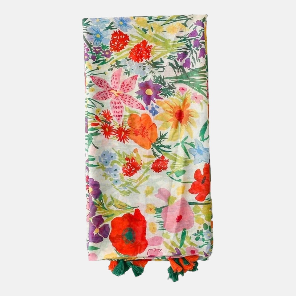 Ladies | Bright Pretty Floral Scarf