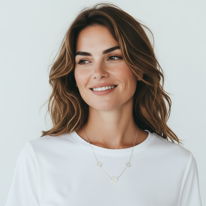 Fine | Silver 3 Disc Necklace