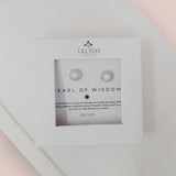 Fine | Pearl of Wisdom Boxed Silver Earring