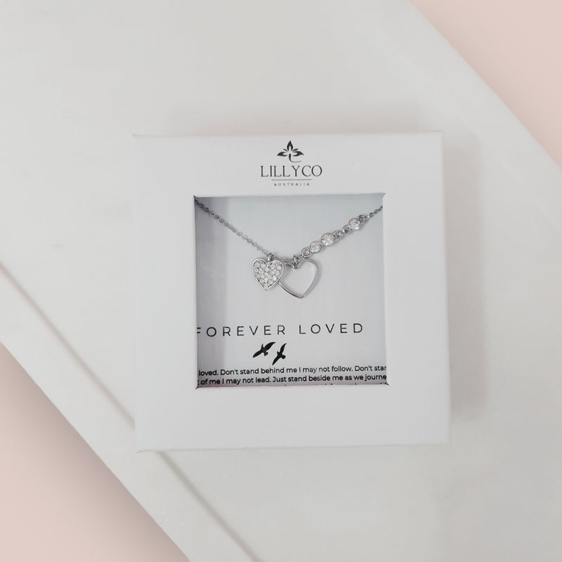 Fine | Forever Loved Boxed Necklace | Silver