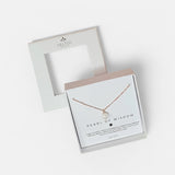 Fine | #2 Pearl of Wisdom Boxed Rose Gold Necklace | LAST ONE