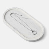 Fine | Short Silver Double Ring Necklace