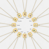 Birthstone November Necklace - 18K for Ladies