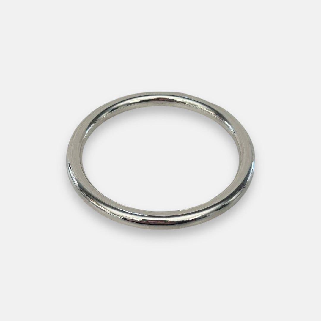 Silver Solid Bangle