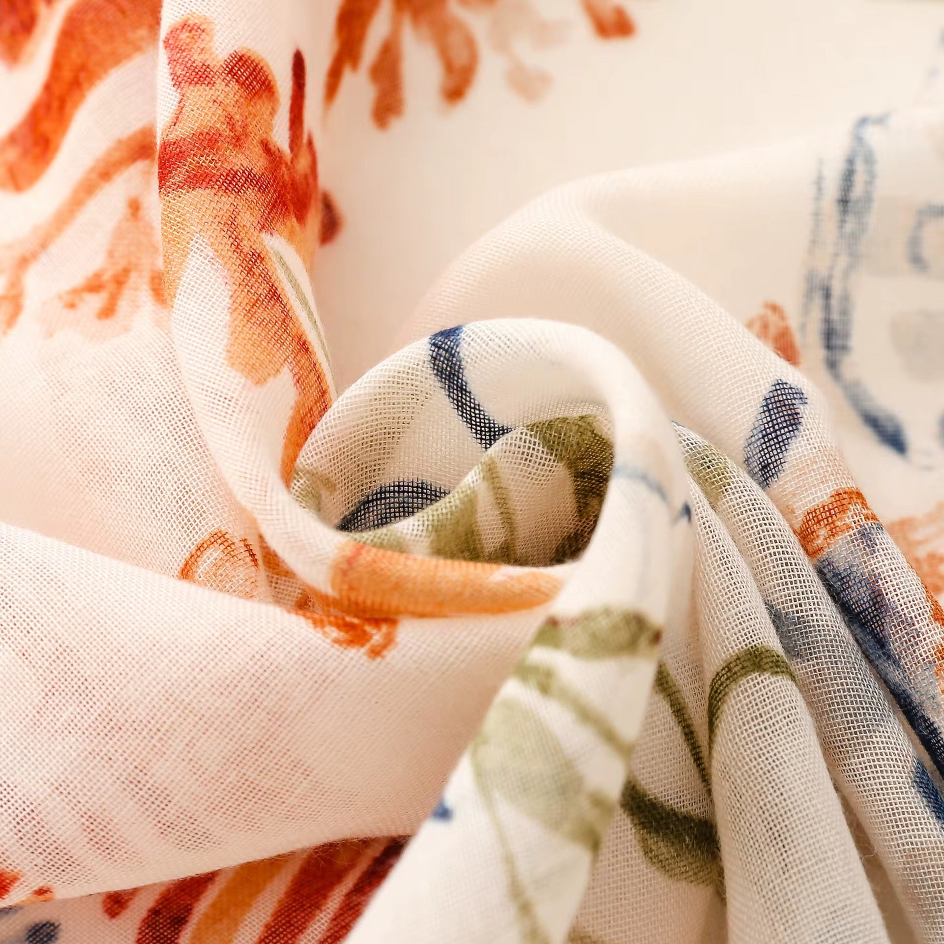 Ladies | Multi Colour Coral Scarf