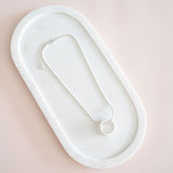 SHORT | Silver 3 Ring Cubic Zirconia's Necklace