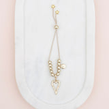 Matt Light Gold Heart Adjustable Bracelet