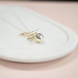 LIMITED EDITION | LONG | Light Gold Ball Necklace