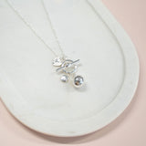 LIMITED EDITION | SHORT | Silver Toggle Ball Necklace