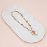 LIMITED EDITION | SHORT | Rose Gold Ball Necklace