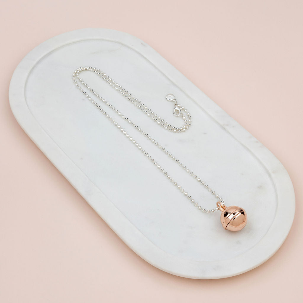 Mixed Ball on Ball Chain Necklace