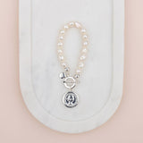 LIMITED EDITION | Silver Coin Pearl Bracelet