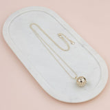 Light Gold Love Harmony Long Necklace