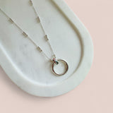 SHORT | Silver Ring Necklace