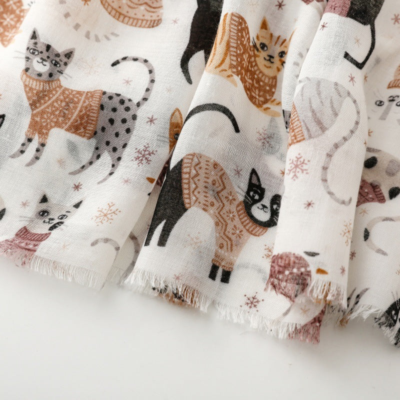 Ladies | Cat Scarf