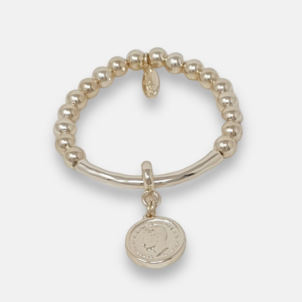 COIN COLLECTION | Light Gold Coin Bracelet
