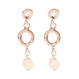 Fine | Rose Gold & Pink Earring
