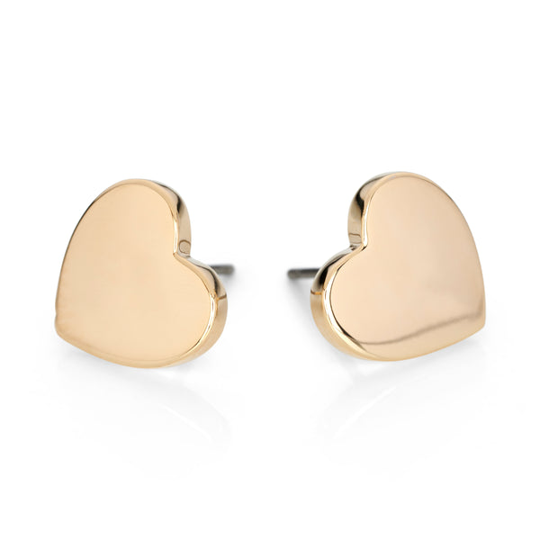 Fine | Gold Heart Earring