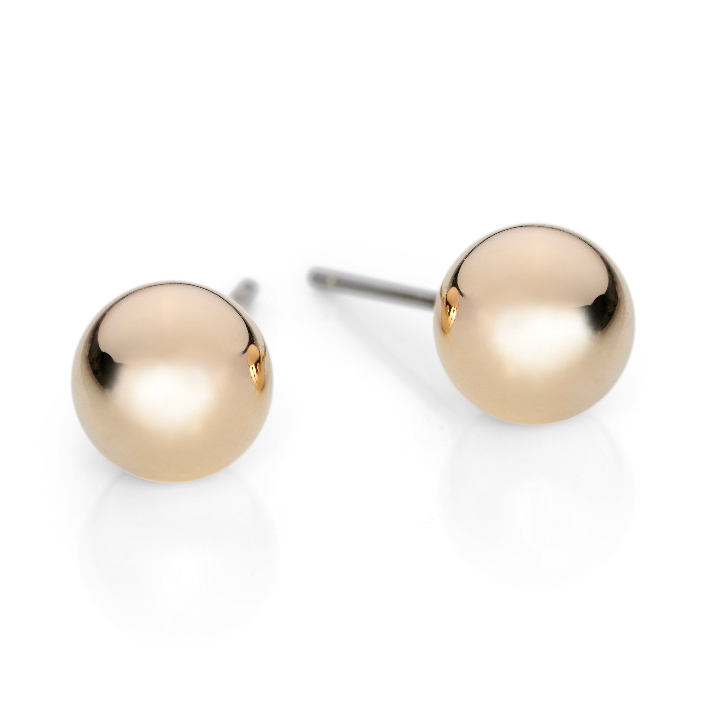 Fine | Gold Ball Earring