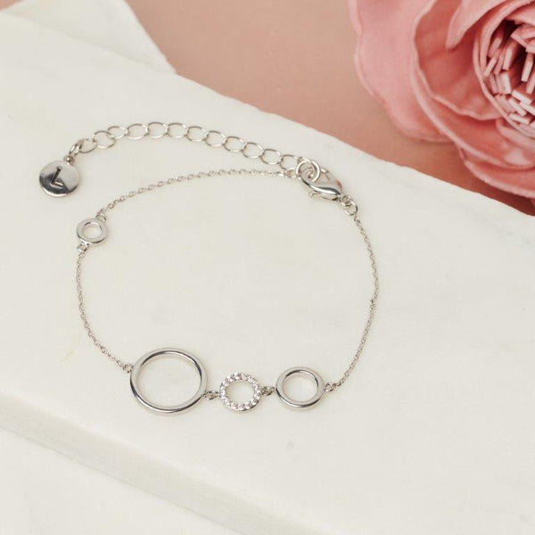Fine | Silver 3 Ring Bracelet