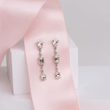 Fine | Silver Crystal Drop Earring