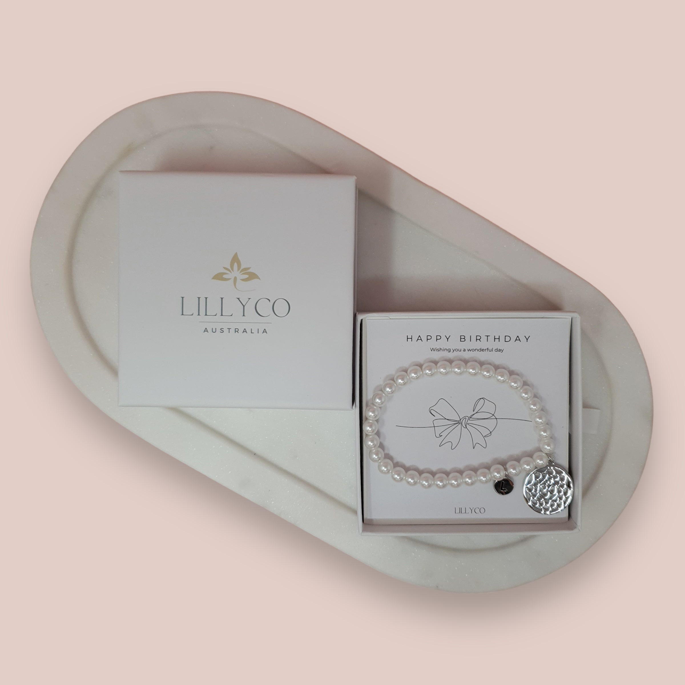 JEWELLERY GIFT BOX | Happy Birthday #2 Boxed Silver Bracelet