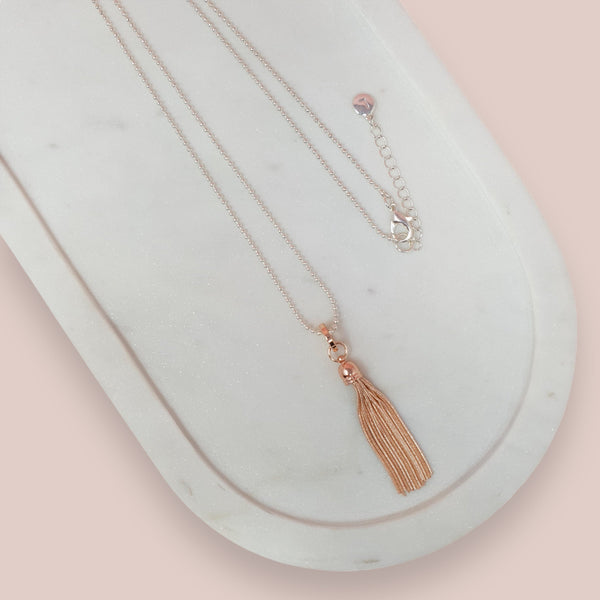 Mixed Tassel Long Necklace