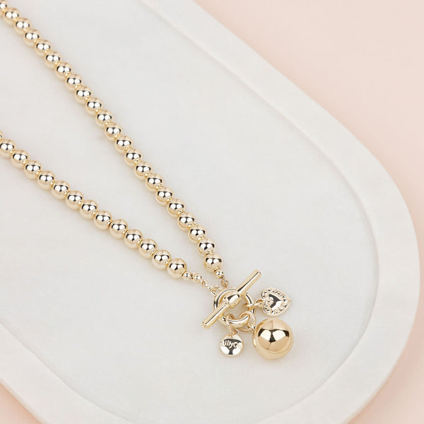Limited Edition | SHORT | Light Gold Ball Necklace