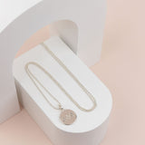 Silver XOX Long Necklace