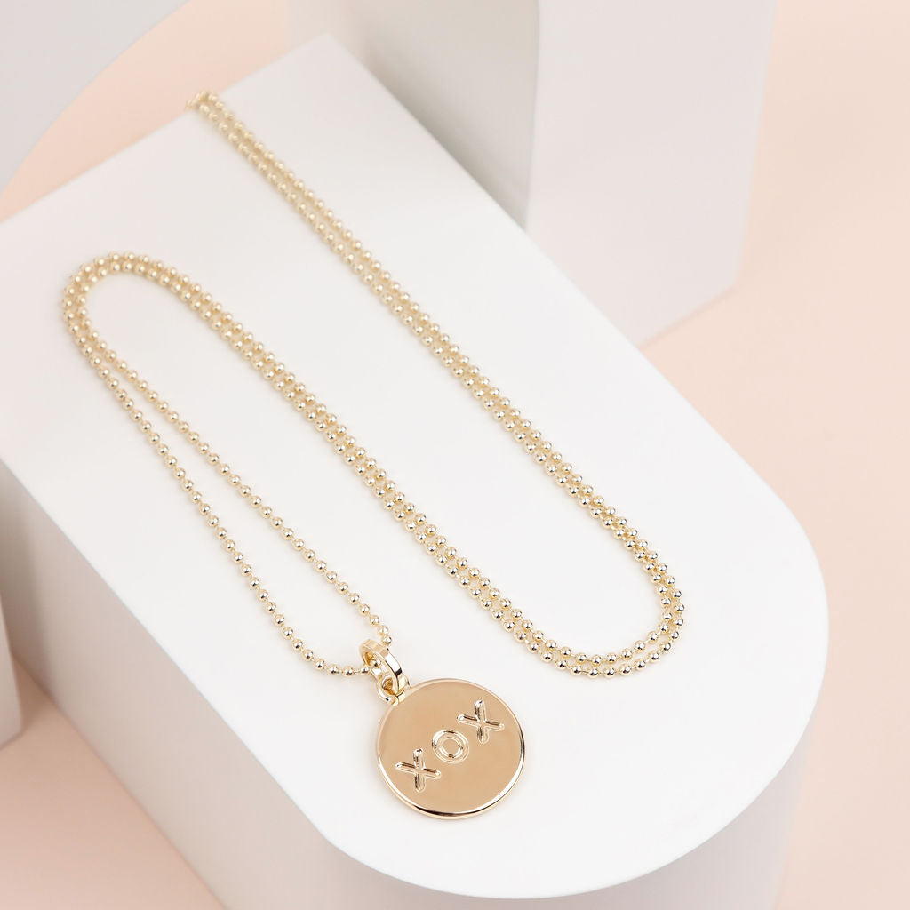 Light Gold XOX Necklace