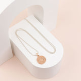 Silver & Rose Gold XOX Long Necklace