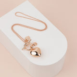 LIMITED EDITION | SHORT | Rose Gold Heart Necklace