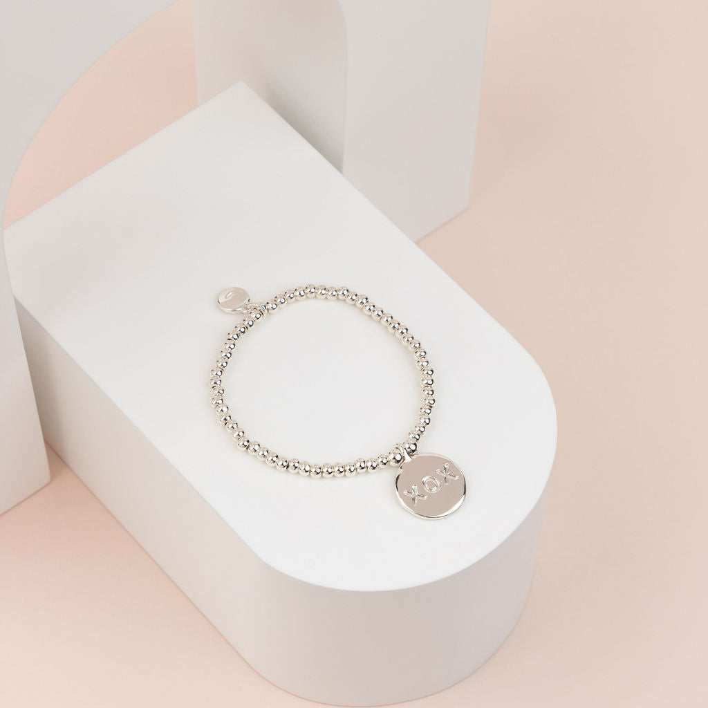 Silver XOX Bracelet