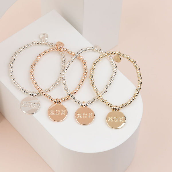 LIMITED EDITION | Silver & Rose Gold XOX Bracelet
