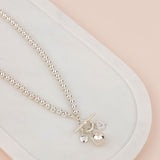LIMITED EDITION | SHORT | Silver Ball Necklace