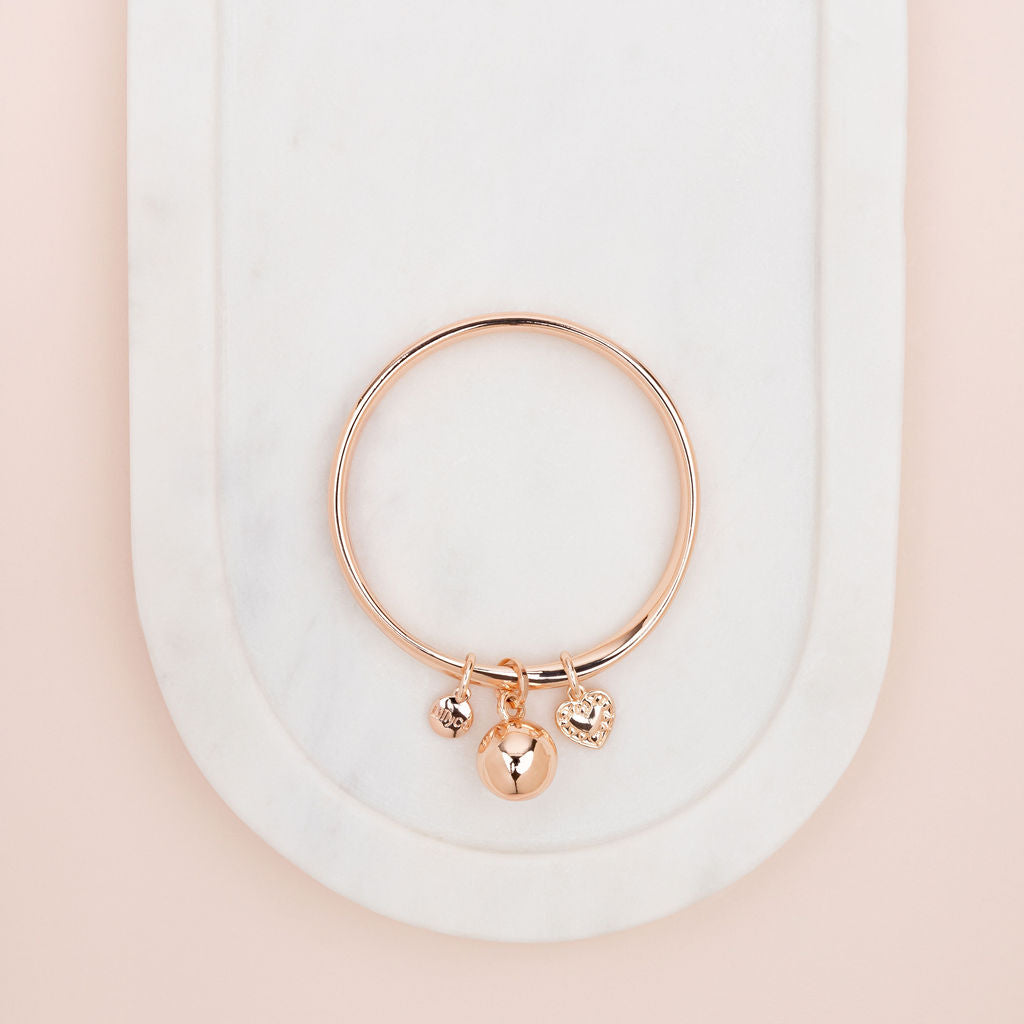 LIMITED EDITION | Rose Gold Ball Bangle