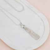 Silver J1 Favourite Tassel Necklace
