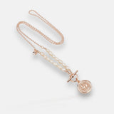 LIMITED EDITION | Rose Gold & Fresh Water Pearl Coin Necklace