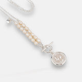 LIMITED EDITTION | Silver & Fresh Water Pearl Coin Necklace