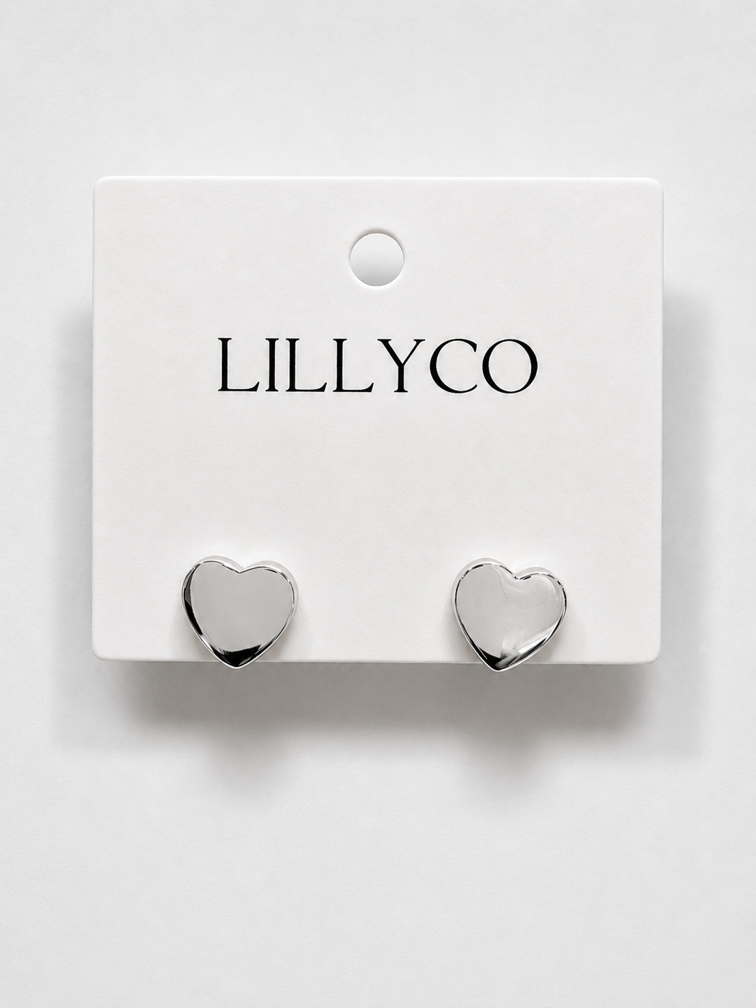 Fine | Silver Heart Earrings